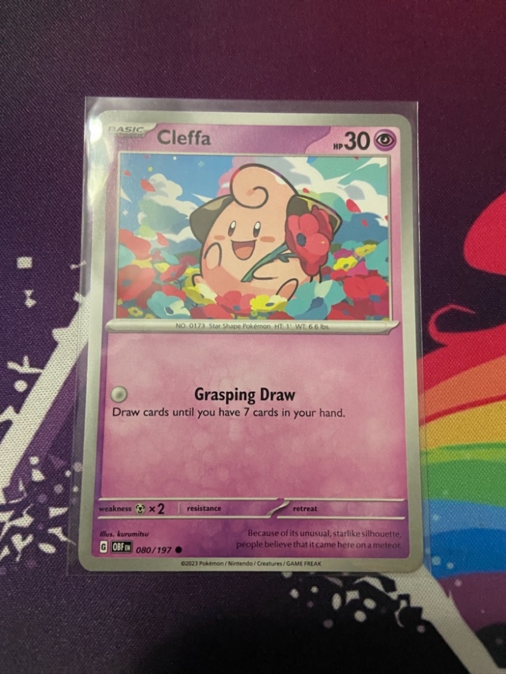 Cleffa Regular Common (080/197)Obsidian Flames